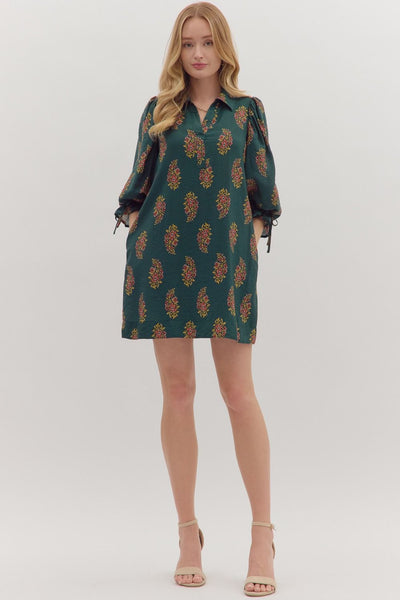 Block Print Dress