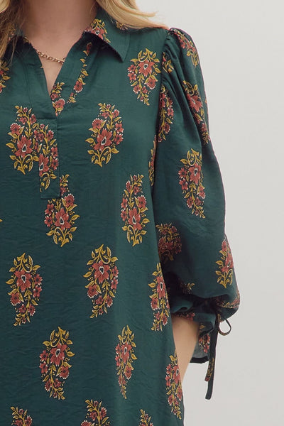 Block Print Dress