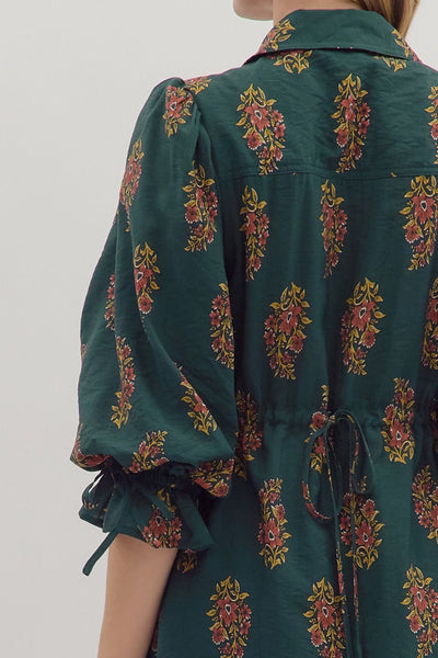 Block Print Dress