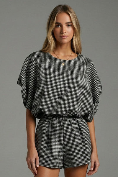Black Check Set