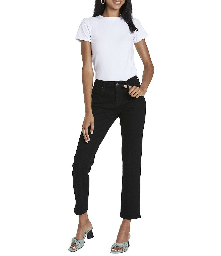 Blaire High Rise Ankle Slim Straight Jeans