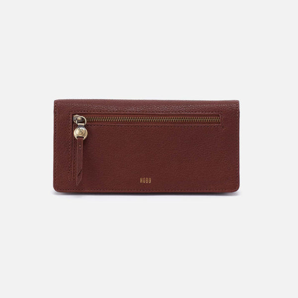 HOBO Hutton Large Wallet in Brown Bear