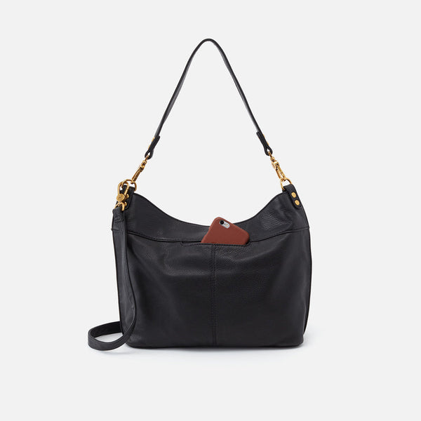 HOBO Pier Shoulder Bag in Black