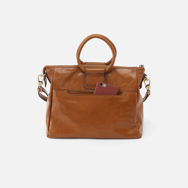 HOBO Sheila Medium Satchel in Truffle