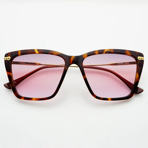 Audrey Tortoise Pink Sunglasses