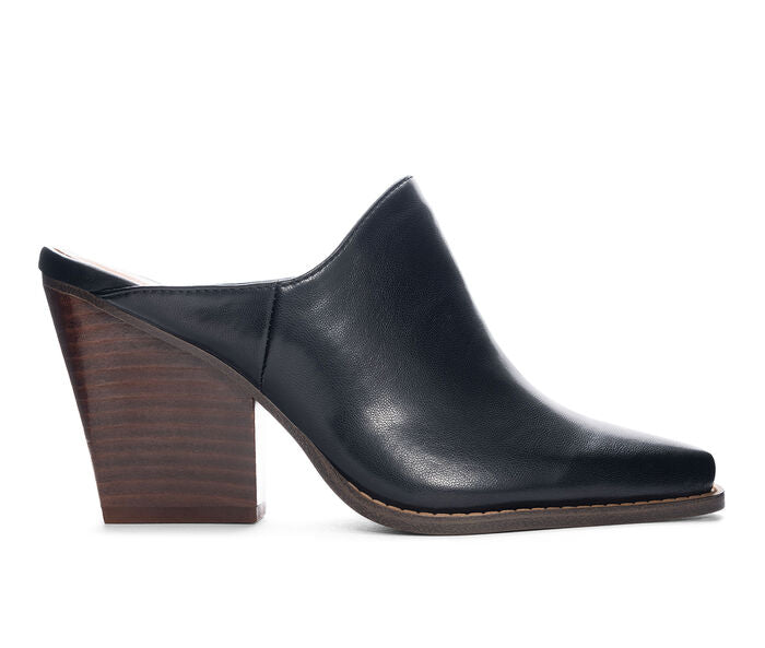 Casual Black Mule