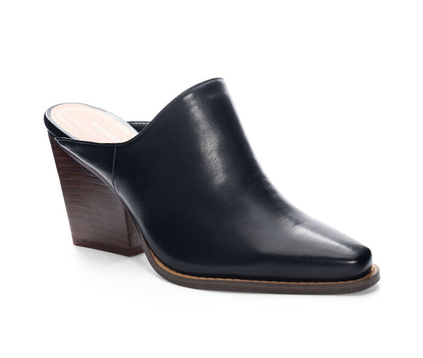 Casual Black Mule