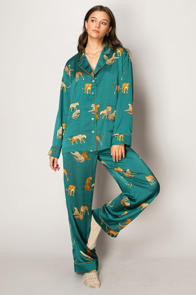 Cheetah Pajamas