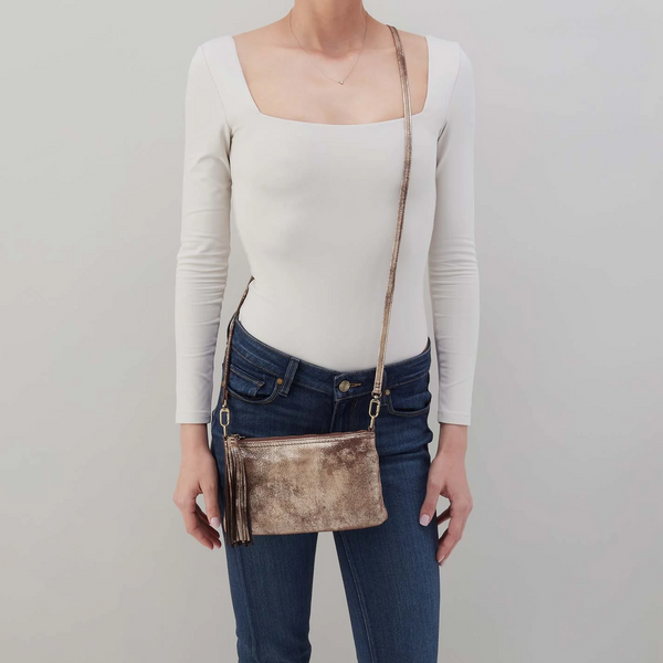 HOBO Darcy Crossbody in Cocoa Platinum