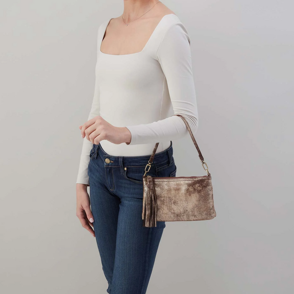 HOBO Darcy Crossbody in Cocoa Platinum