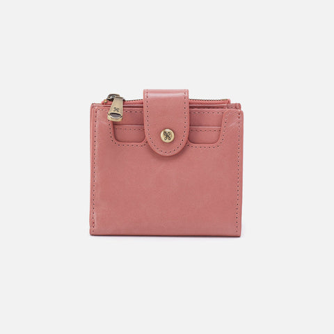 HOBO Dunn Mini Wallet in Rose