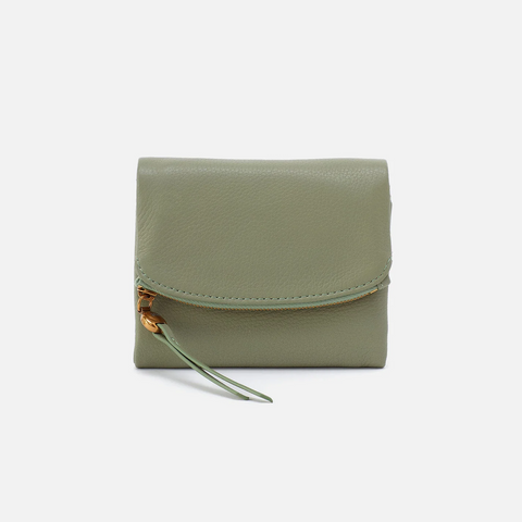 Fern Medium Trifold Wallet in Watercress