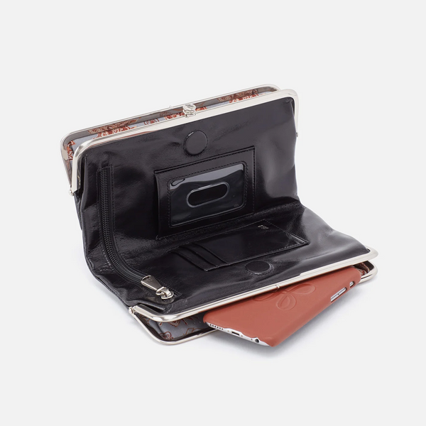 HOBO Lauren Clutch Wallet in Black
