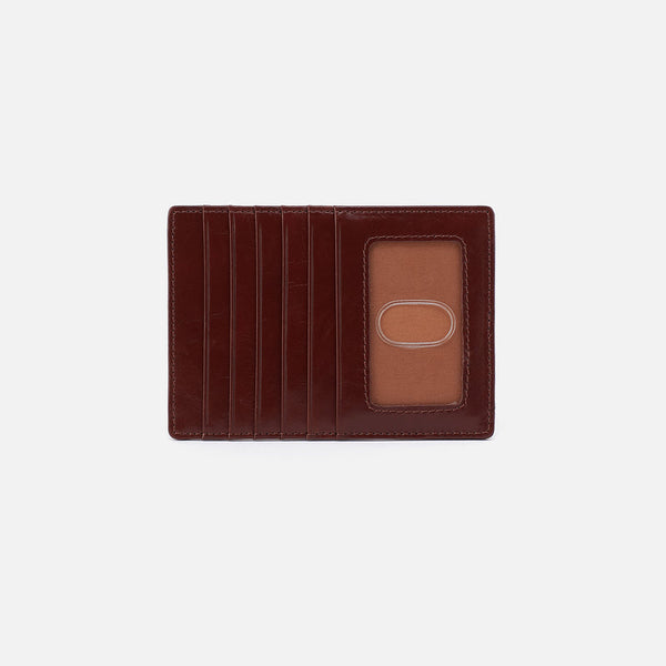 HOBO Euro Slide Card Case : Chocolate