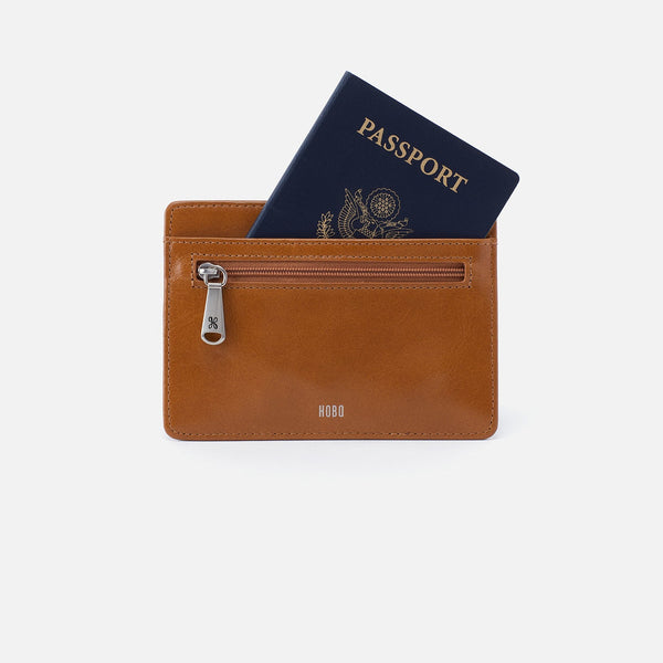 HOBO Euro Slide Card Case : Truffle