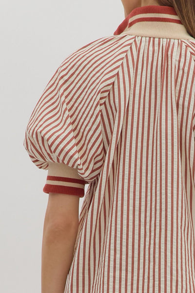 Brick Stripe Top