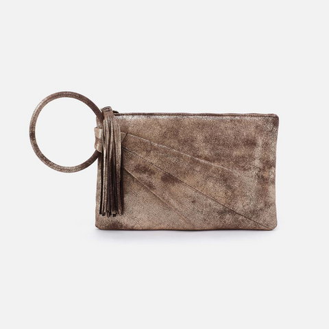 HOBO Sheila Soft Ring Clutch in Cocoa Platinum