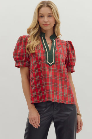 Scottie Tunic Red