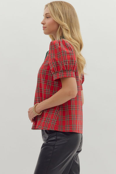 Scottie Tunic Red