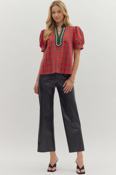 Scottie Tunic Red