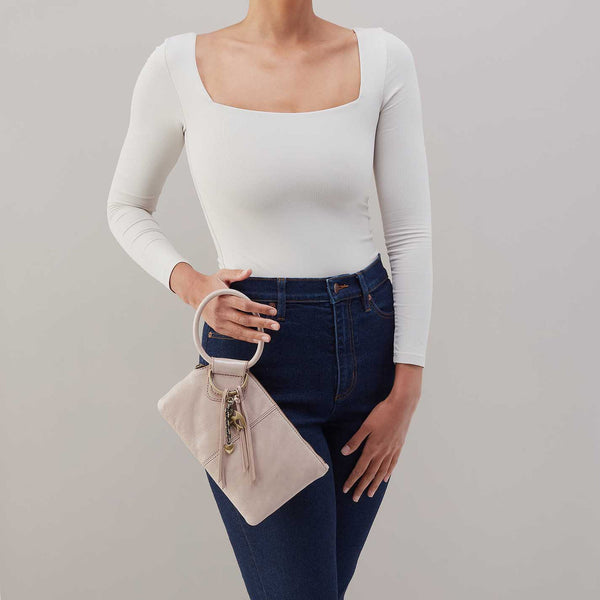 HOBO Sable Wristlet Stone Gloss