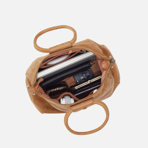 HOBO Sheila Medium Satchel in Buffed Whiskey
