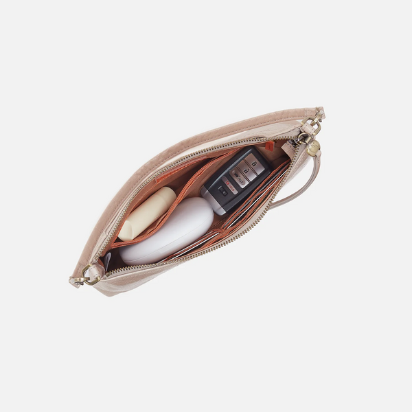 HOBO Darcy Crossbody in Stone Gloss