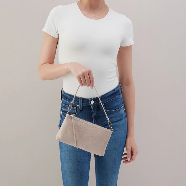 HOBO Darcy Crossbody in Stone Gloss