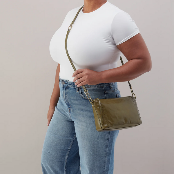 HOBO Darcy Carry-All Crossbody in Olive Veil