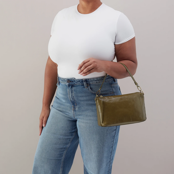 HOBO Darcy Carry-All Crossbody in Olive Veil