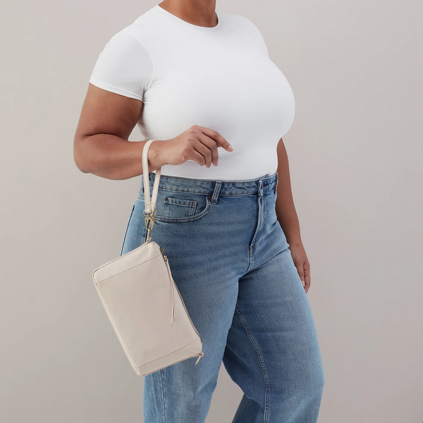 HOBO Darcy Carry-All Crossbody in Pale Flax