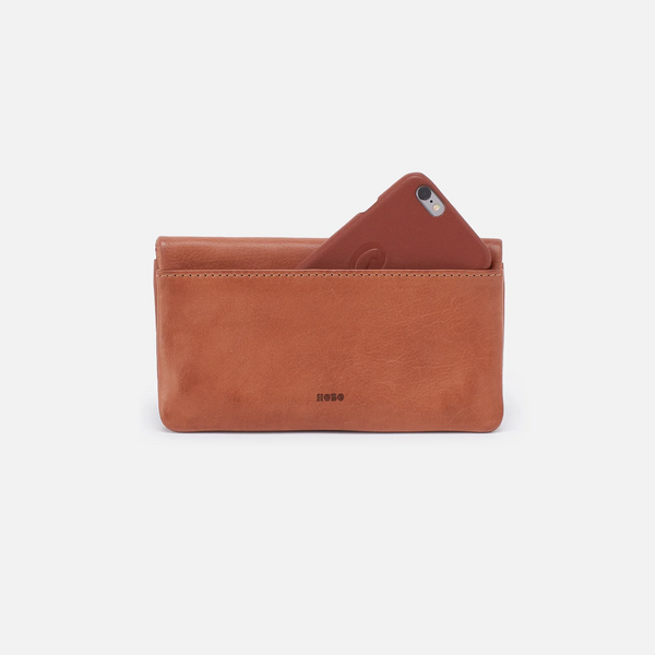 HOBO Lumen Continental Wallet in Harvest Wheat