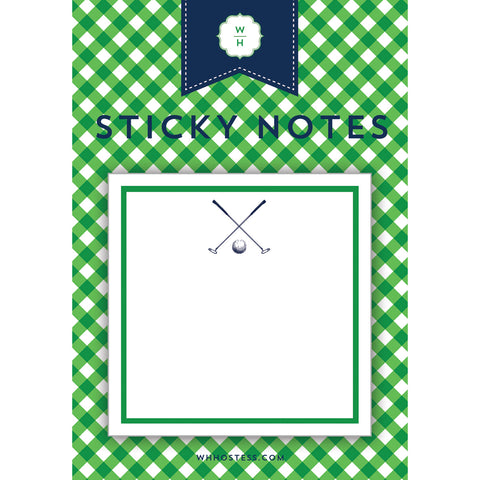 Golf Sticky Notes