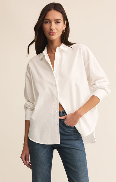 Z Supply Elevated Poplin Shirt