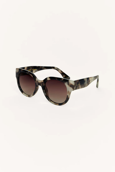 Z Supply Lunch Date Marbled Tortoise Gradient Polarized Sunglasses