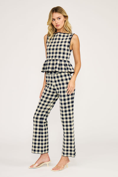 Clara Peplum Knit Top
