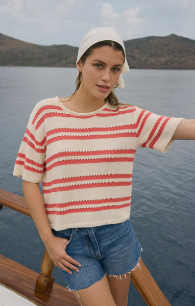 Z Supply Prado Striped Sweater Top