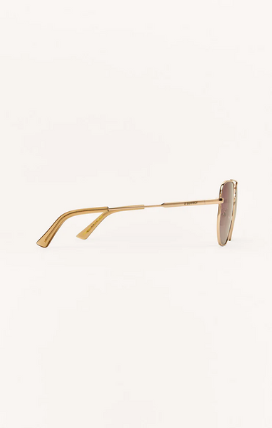 Z Supply Highway Polarized Sunglasses in Rose Gold Gradient