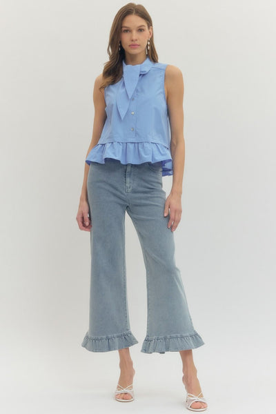 Dennie Chambray Top