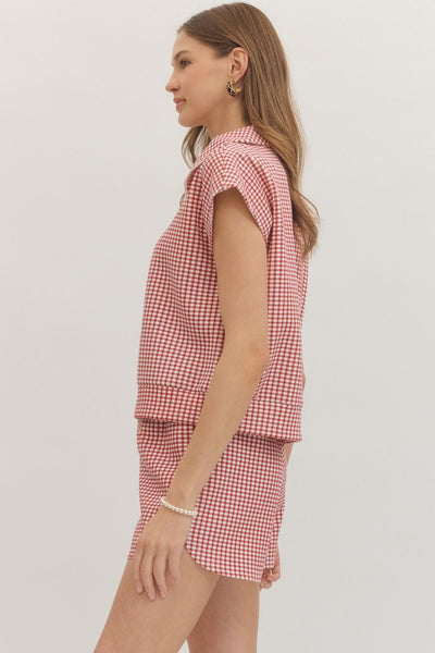 Caroline Zip Top