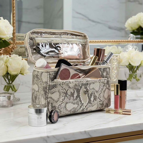 PurseN Classic Train Case - Safari Sands