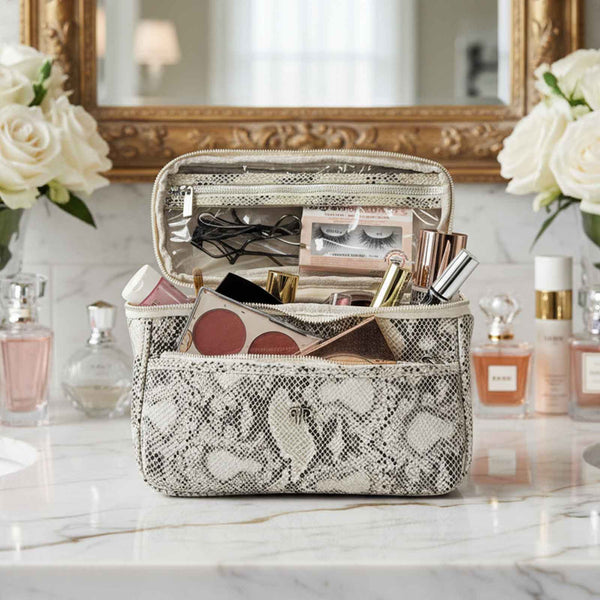 PurseN Classic Train Case - Safari Sands
