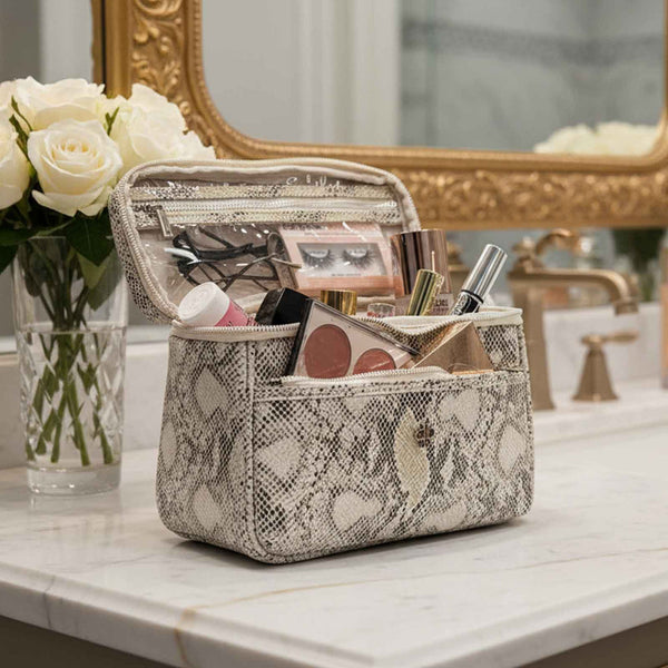 PurseN Classic Train Case - Safari Sands