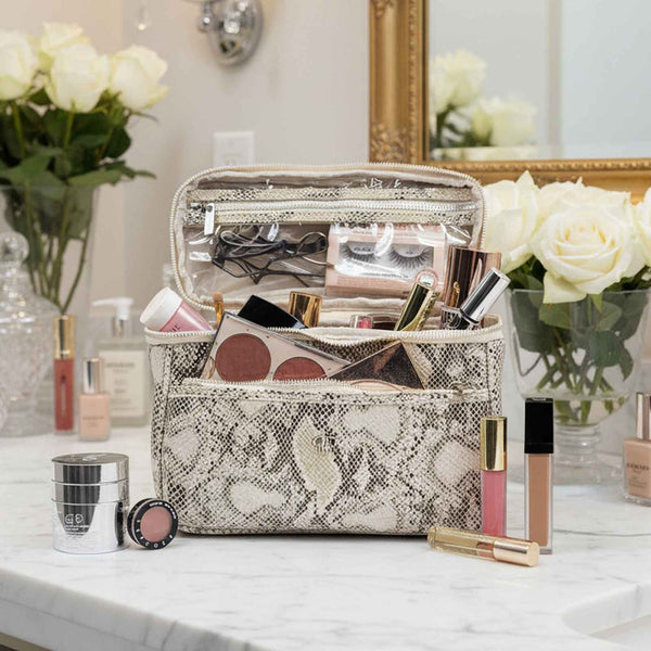 PurseN Classic Train Case - Safari Sands
