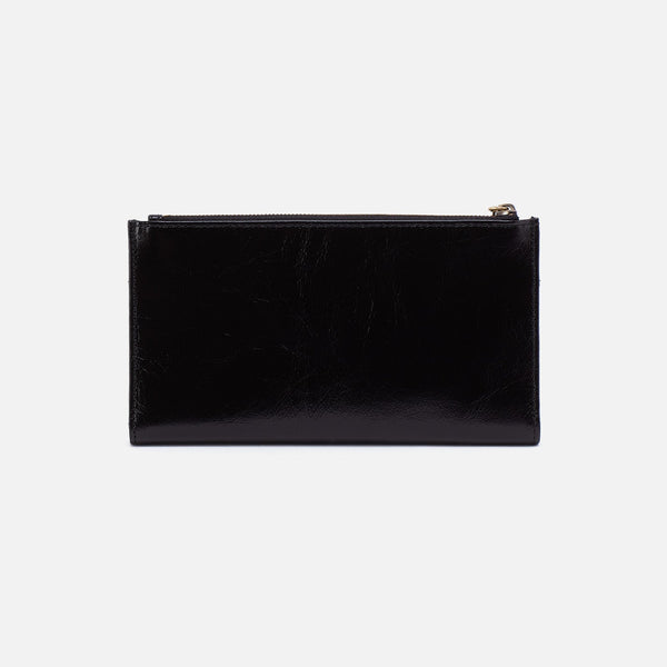 HOBO Jill Large Bifold Wallet in Black