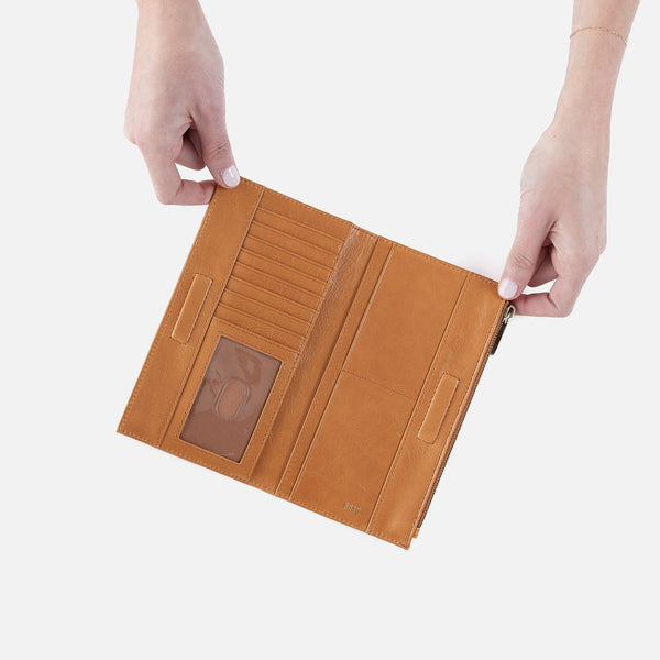 HOBO Jill Large Bifold Wallet in Natural