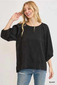 Carly Top in Black