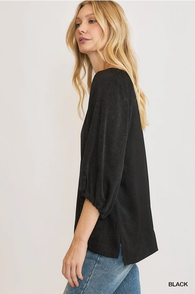 Carly Top in Black