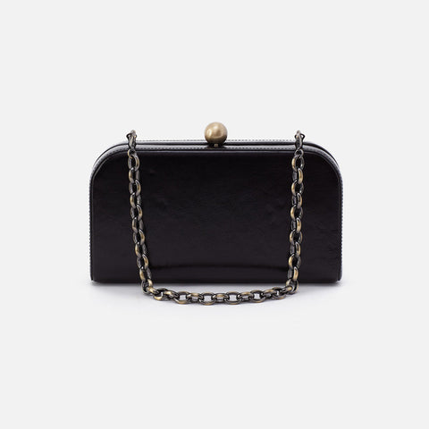 HOBO Lauren Minaudiere in Polished Black