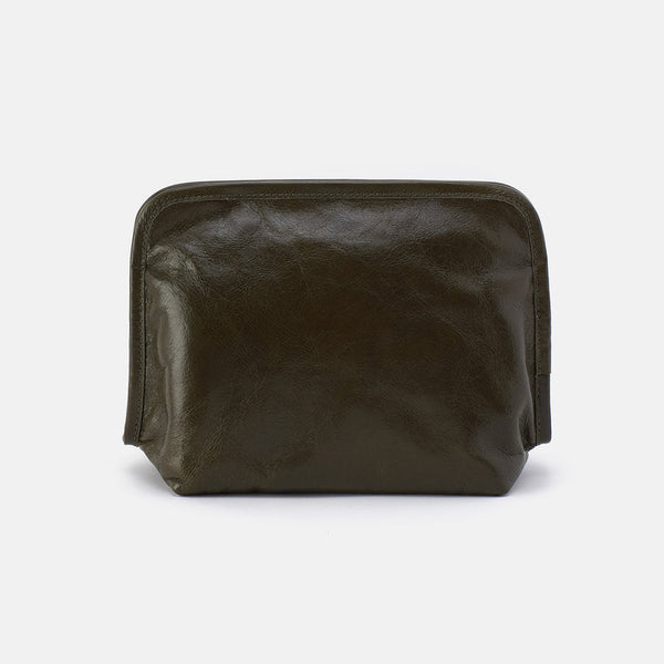 HOBO Beauty Cosmetic Pouch in Deep Moss